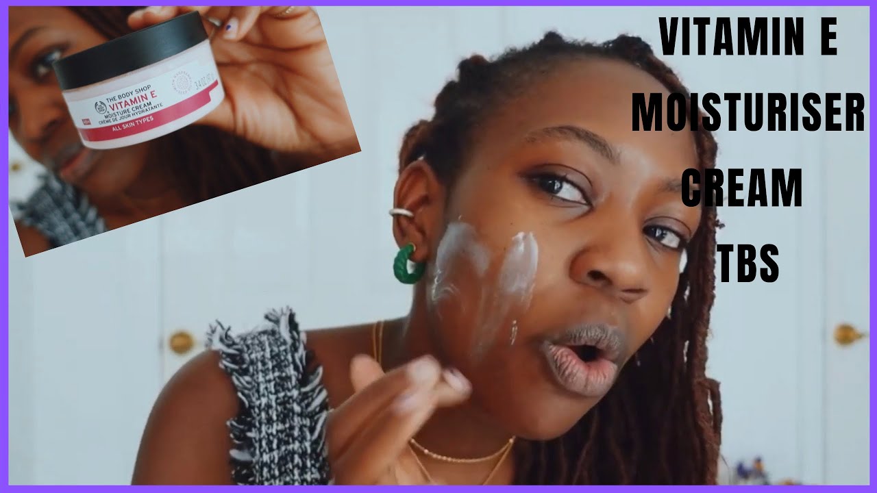 THE BODY SHOP VITAMIN E MOISTURE CREAM REVIEW #vitaminetbs #thebodyshop #moisturiser #dayroutine