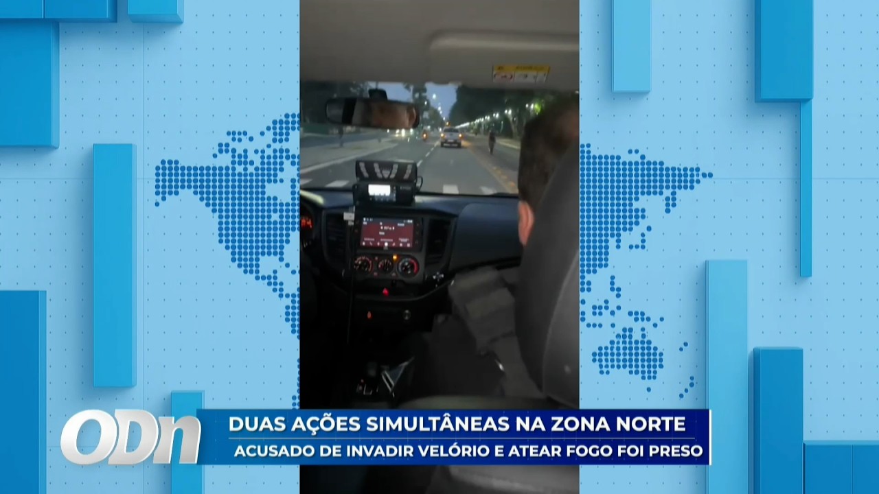 Duas ações simultâneas na zona norte: Acusado de invadir velório atear fogo é preso 11 02 2026