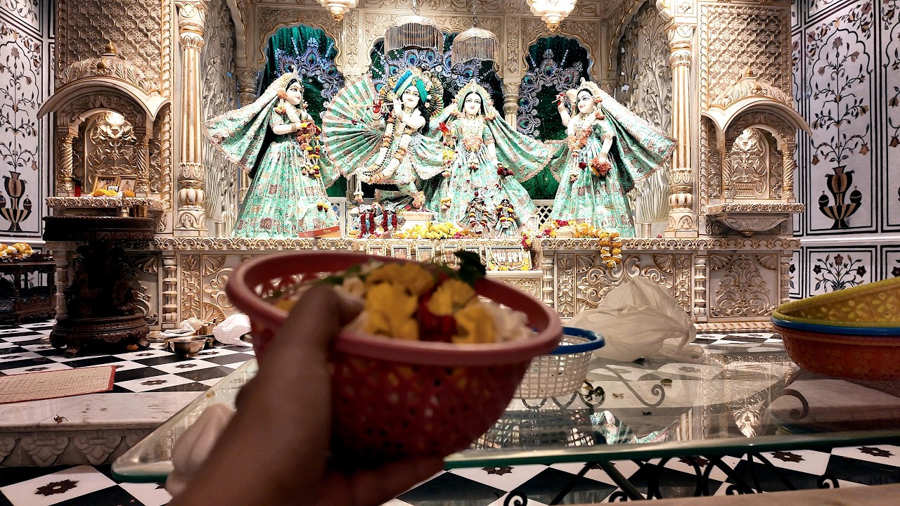 Gurgaon Ke Iskcon Temple Me Darshan Krke Man Sant Ho Gya