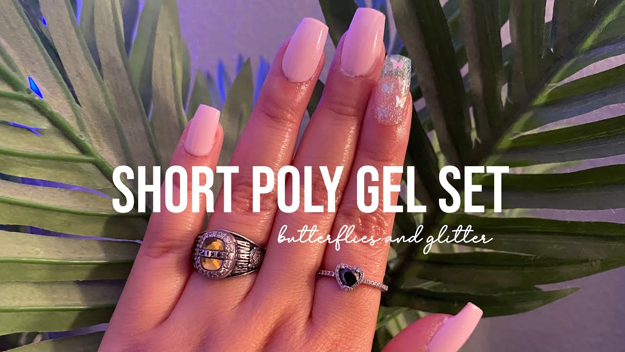 Polygel Nails | Short Square | Lazy Girl Method