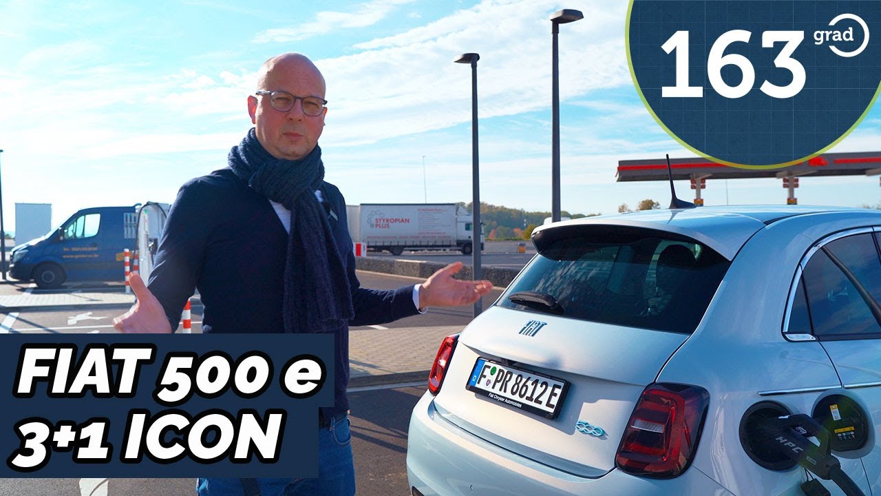 Fiat 500e ICON 3+1 Reichweite und Langstrecke - von Frankfurt nach Hamburg | 163 Grad