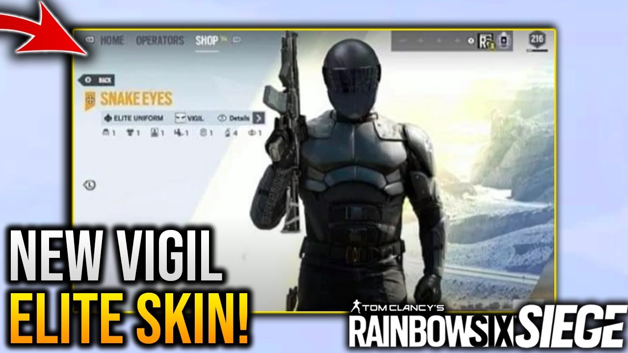 NEW Vigil Elite Skin! Rainbow Six Siege Operation North Star