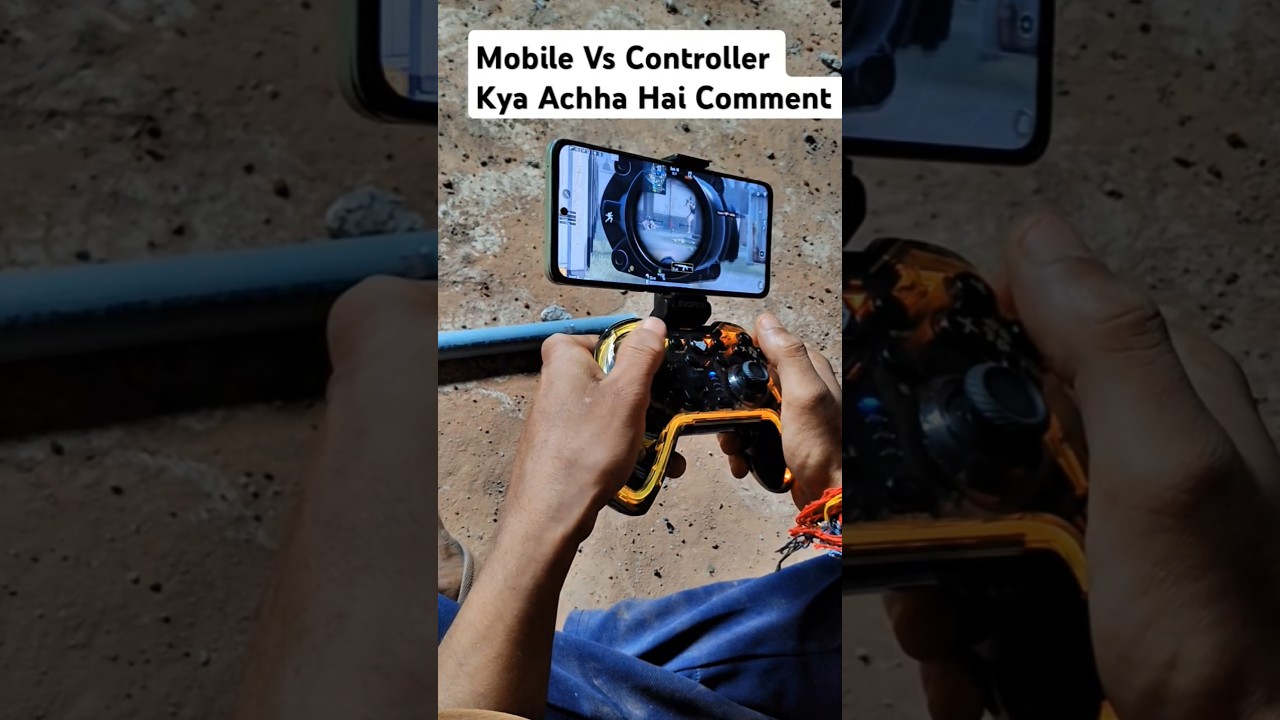 Mobile vs Controller Who Is Better For Gaming #amitcontrollergamer #bgmicontroller
