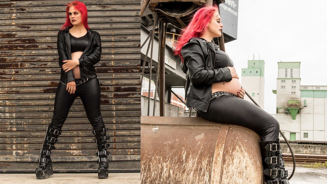 Tough GOTH and BABY BAT 🦇 | Pregnancy photo shoot | Ciwana Black