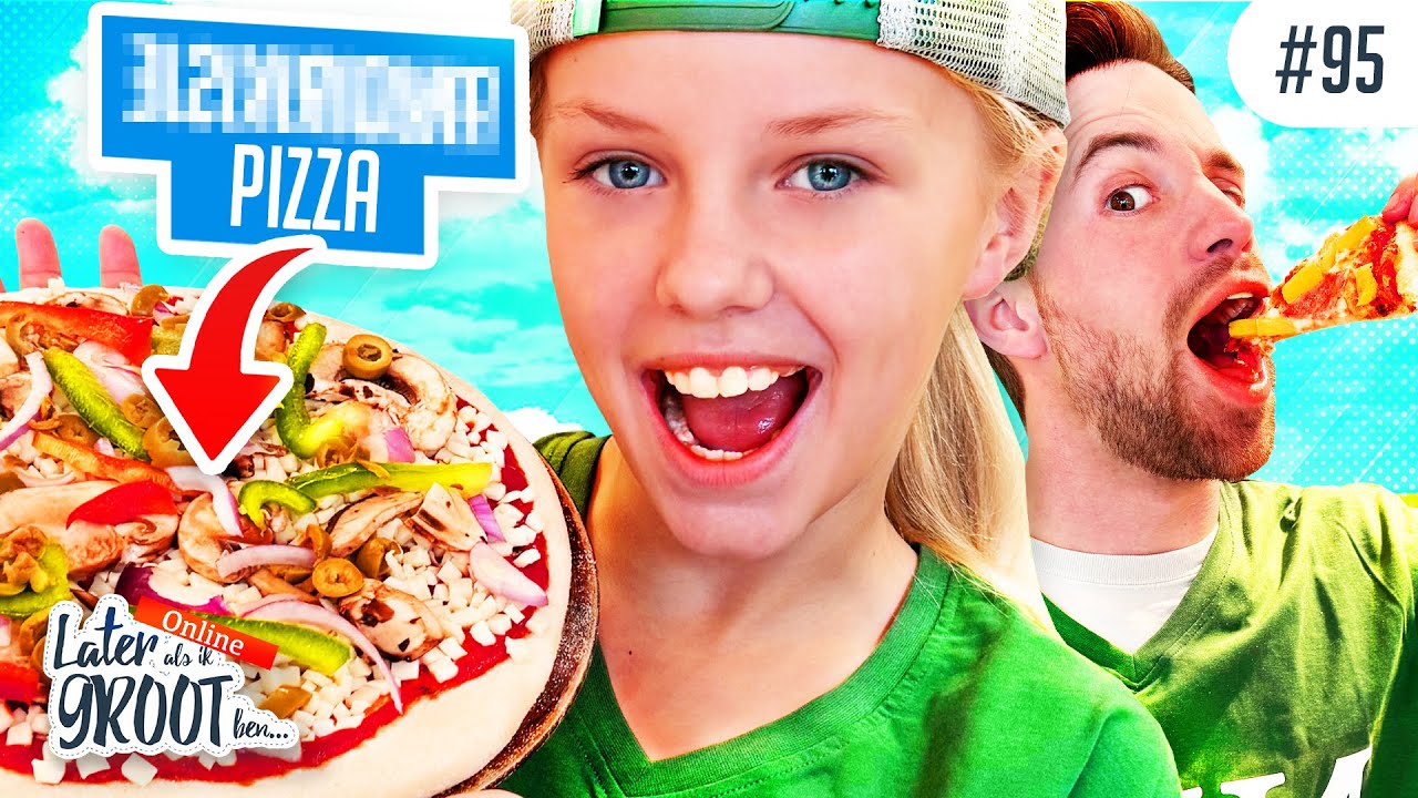 NIEUWE smaak PIZZA bedacht door Tess. Dat wordt proeven!