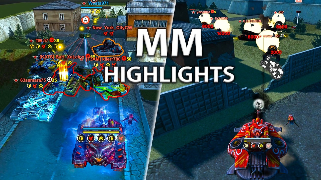 Tanki Online - MM Highlights & April Fool's Golds | Montage