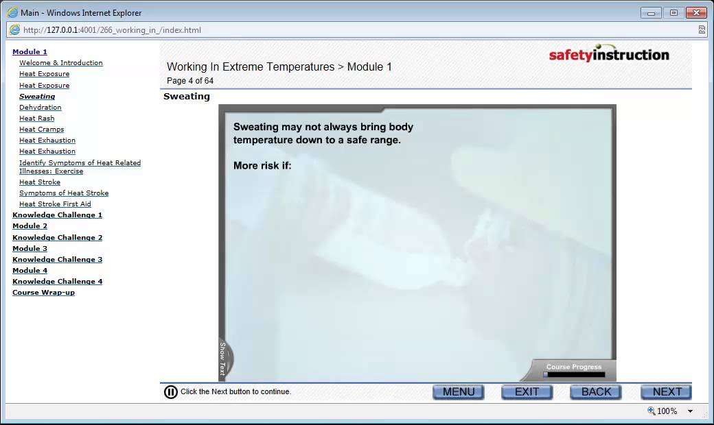 Working in extreme Temperatures-SafetyInstruction.com