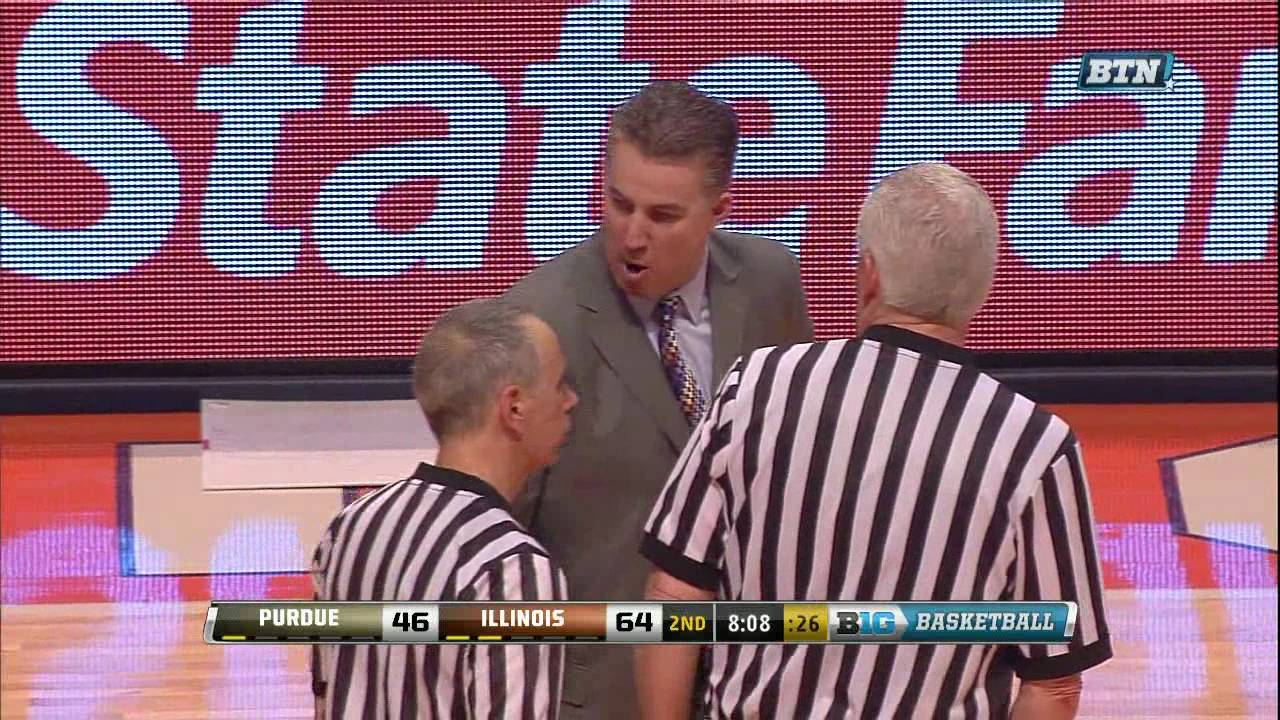 Matt Painter Ejected from Game vs. Illinois