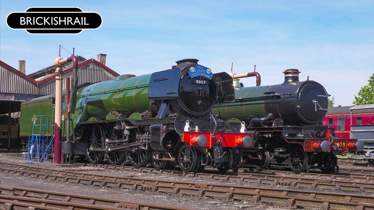 Rivals Reunited | 60103 ‘Flying Scotsman’ & 4079 ‘Pendennis Castle’ – Didcot Railway Centre