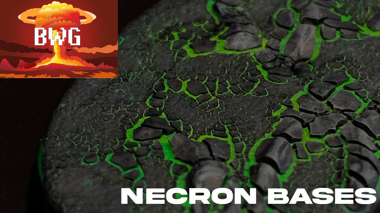 How to make necron bases for your miniatures