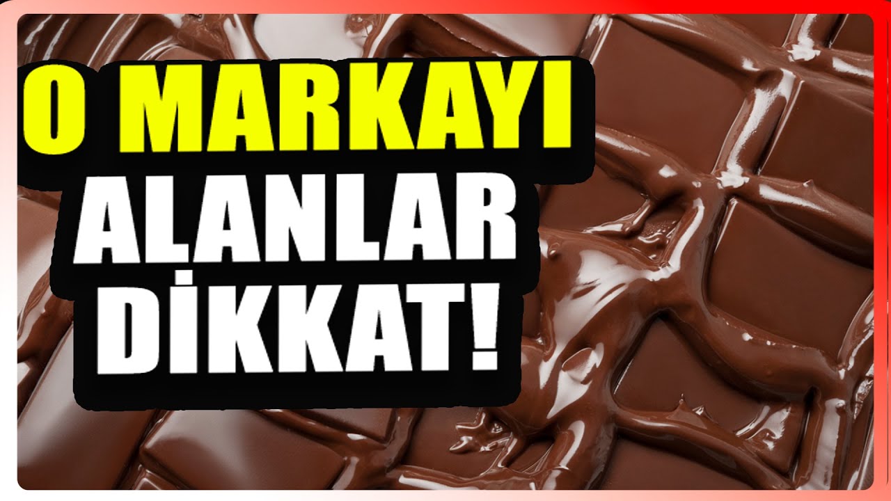 O çikolatadan plastik çıktı
