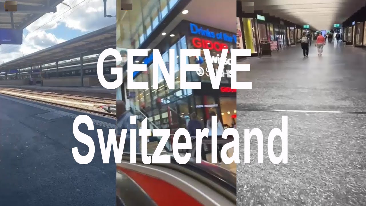 Geneva Train Station Tour - SWITZERLAND TRAVEL VLOG