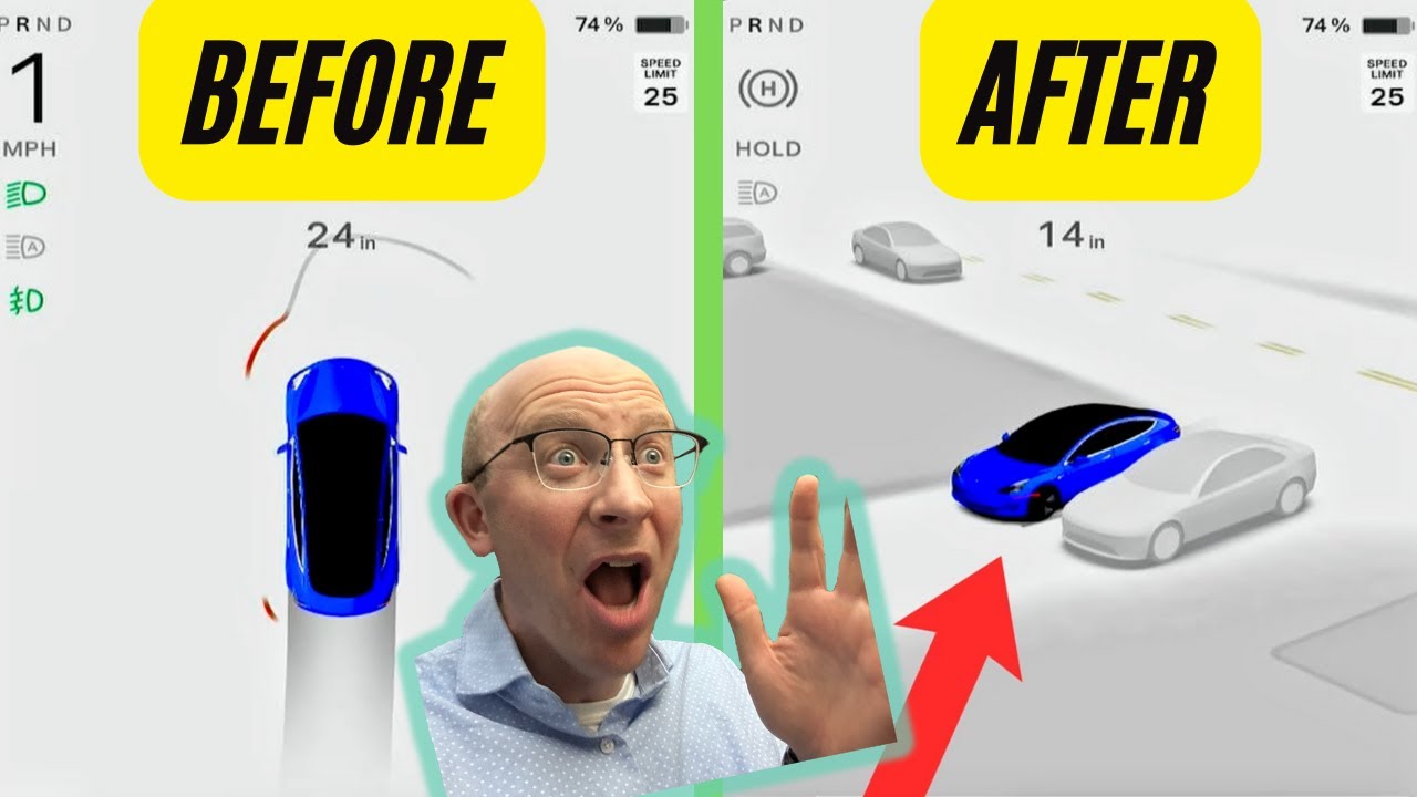 Your Intel-CPU HW3 Tesla Just Got Better! FSD Reverse Viz UNLOCKED 💥