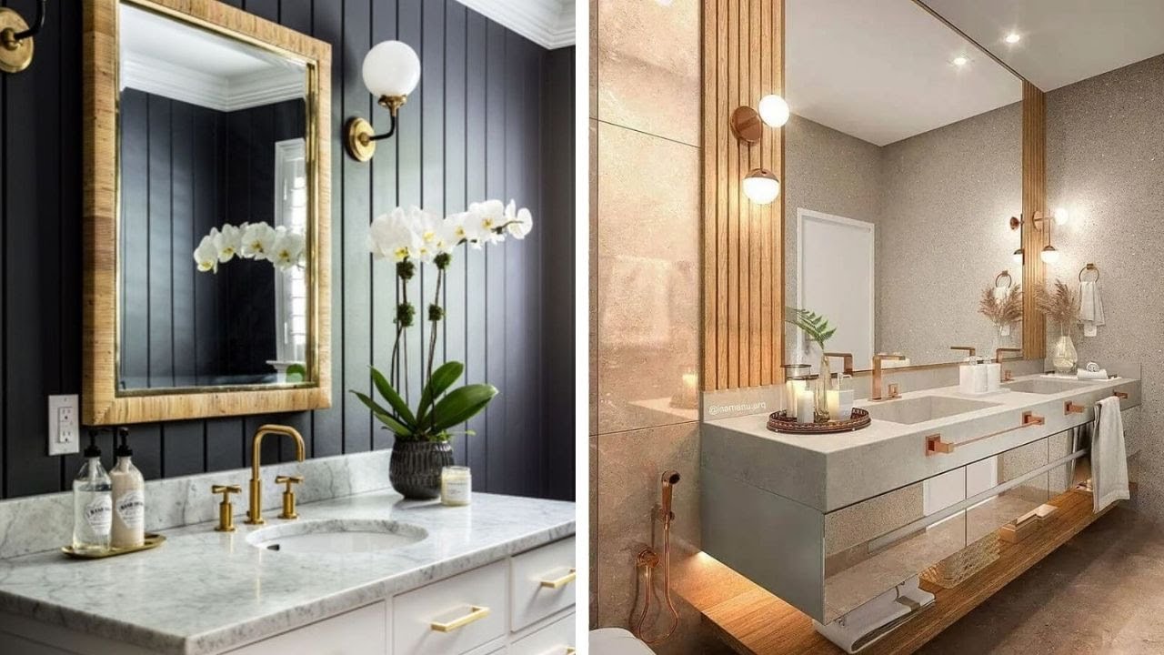 100 Ideias Incr&iacute;veis de Arandela para banheiro