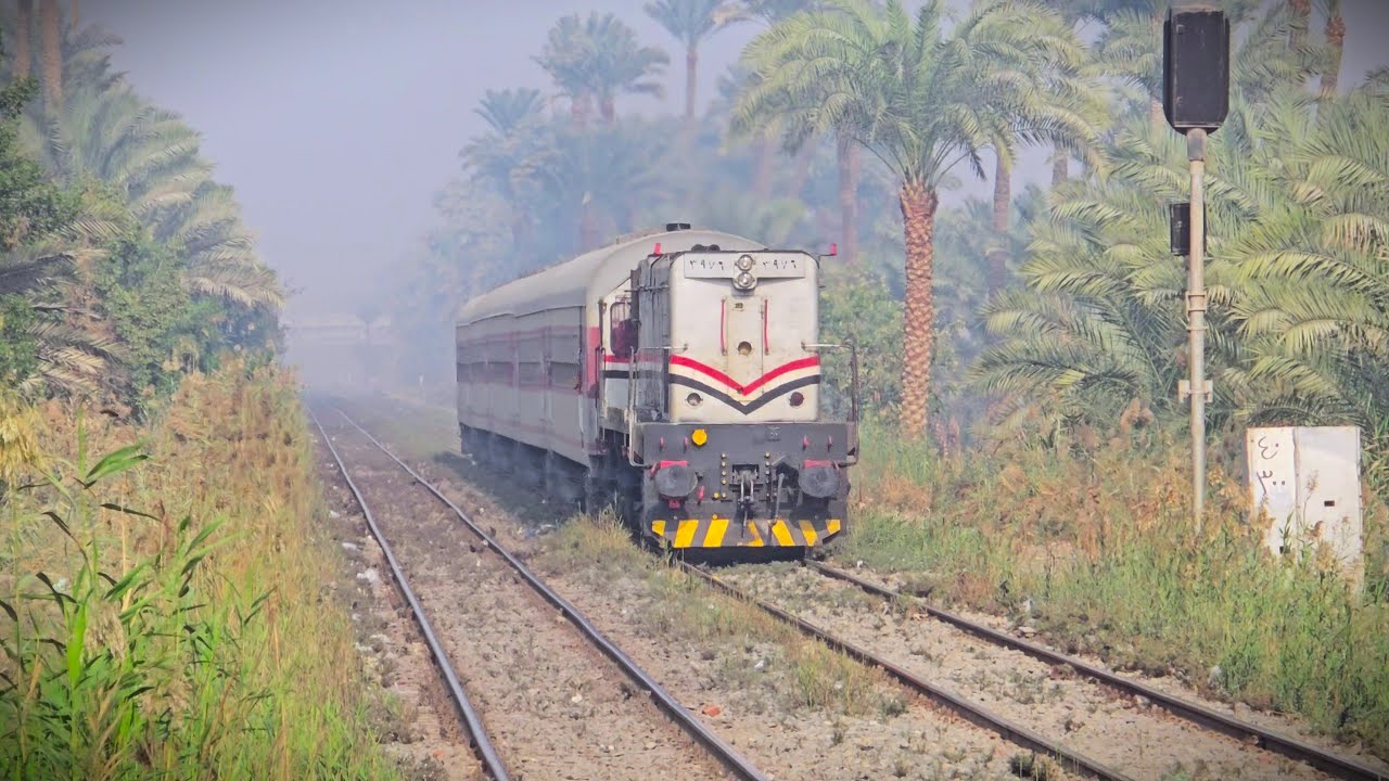 فيلم قصير لقطارات الضواحي العاملة على خط الفيوم الجيزة والعكس