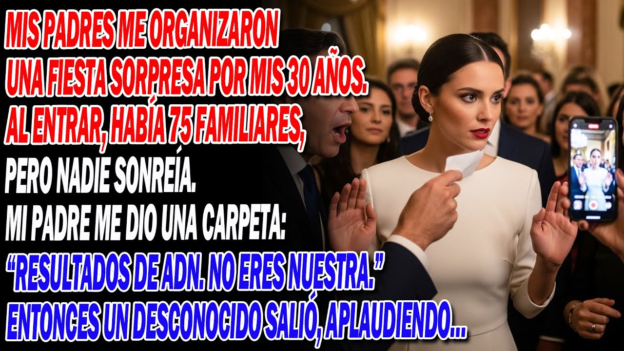🎂🧬 Me humillaron con ADN en mi cumpleaños 30 — no esperaban quién estaba allí…
