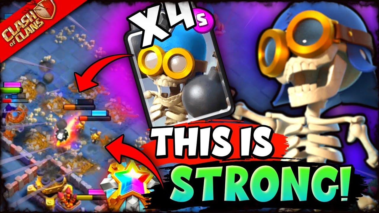 БОМБЕР BH8 НЕОСТАНОВИМ! | Стратегия атаки Деревни строителя 8 (Clash of Clans)