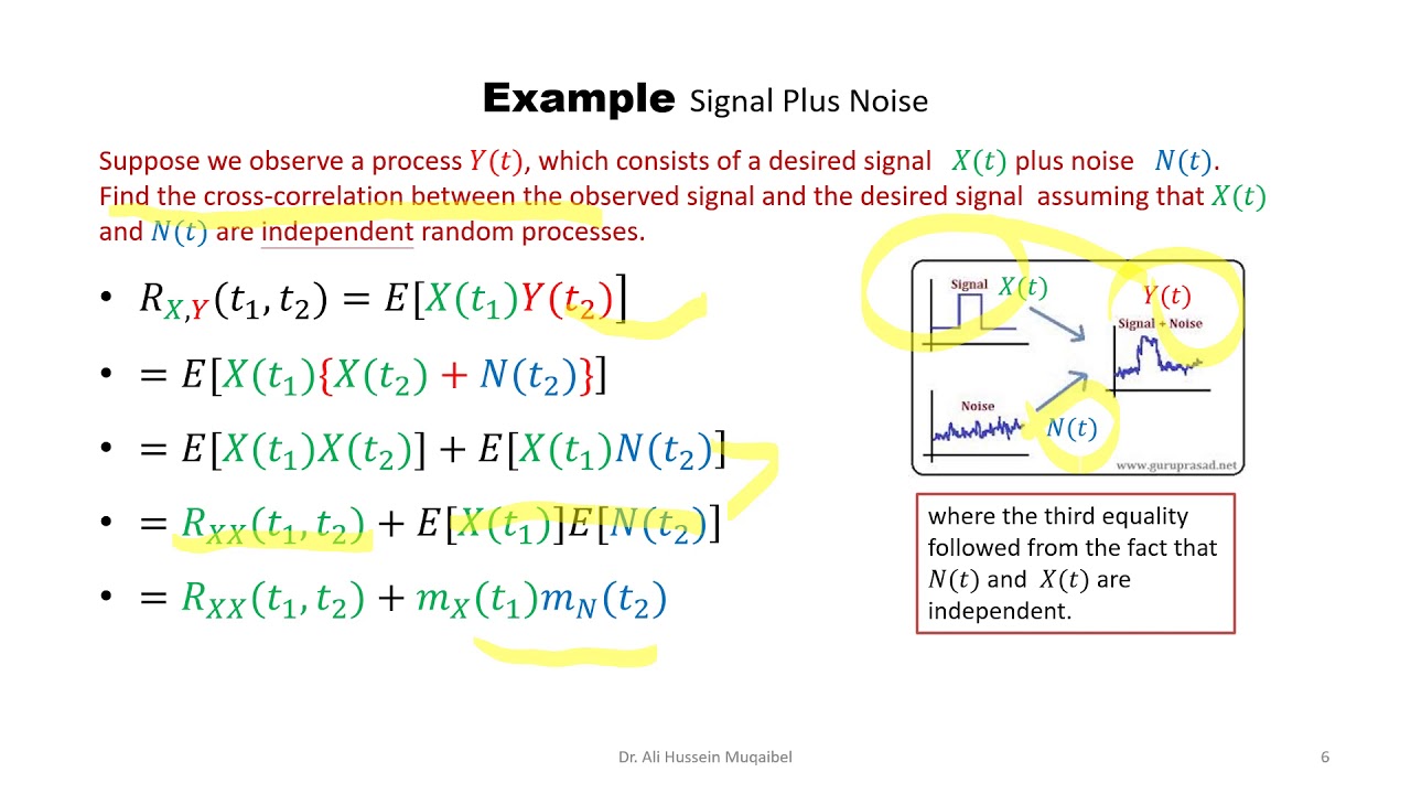 6.3 Auto-Correlation and Cross-Correlation
