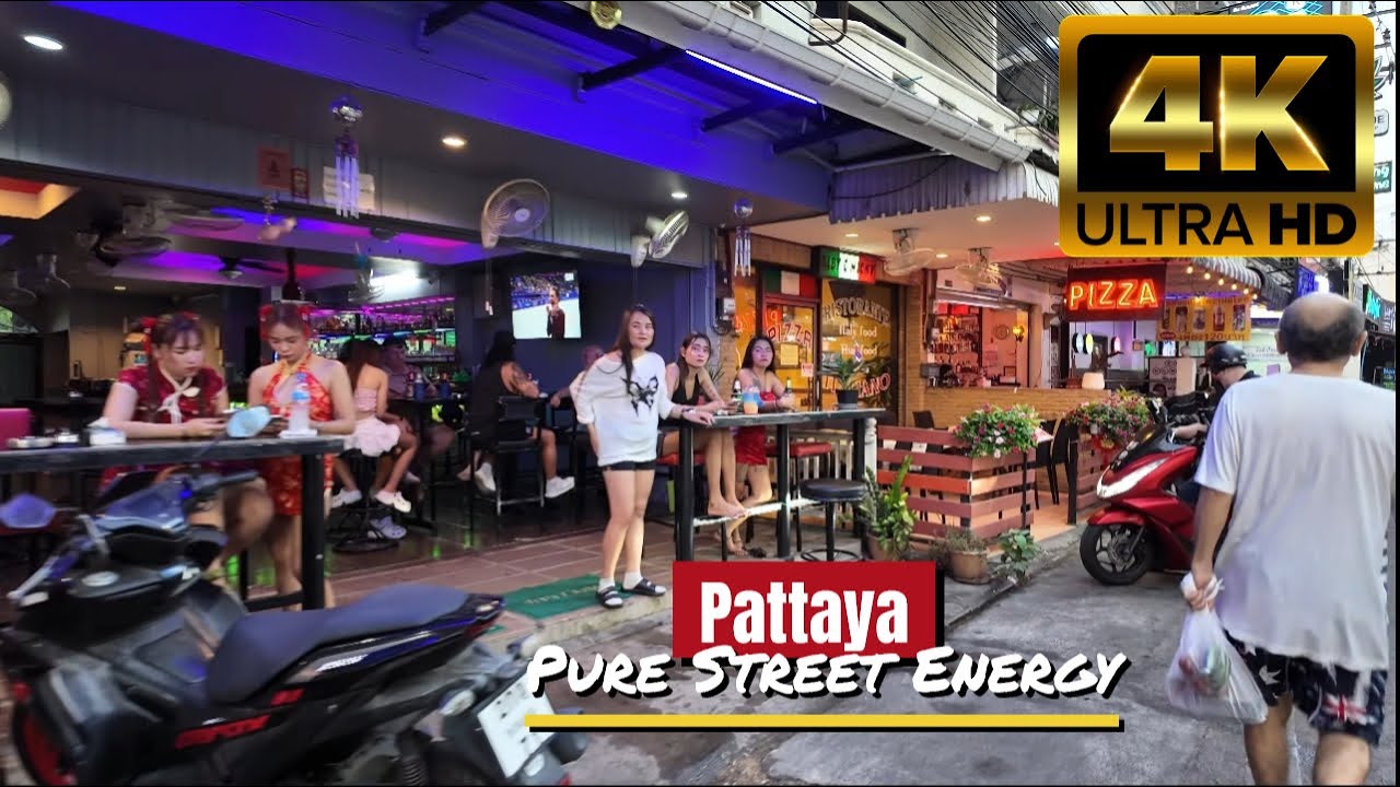 🇹🇭[4K] Pattaya Nightlife Live🌃Real Atmosphere