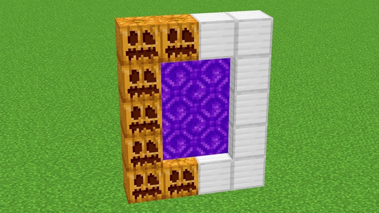 pumpkin or golem porta minecraft ?