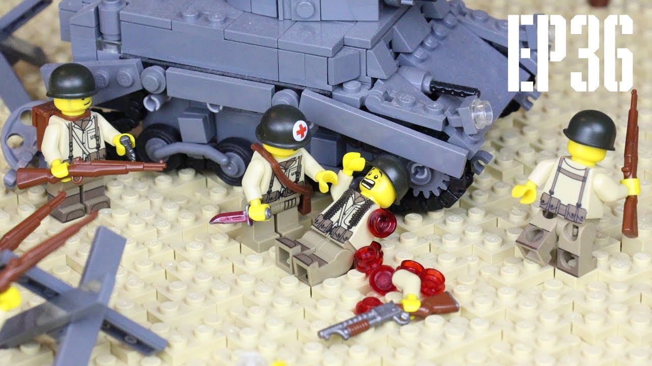 LEGO Battlefield 5: Building DDAY The Invasion of Normandy EP 36: American Minifigs & Water Details!