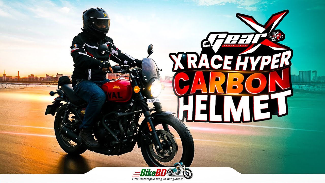 GearX X-Race Hyper Carbon Review || Budget Carbon Fiber Helmet in Bangladesh