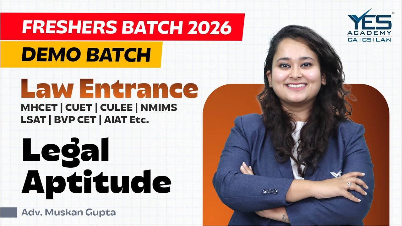 Law Entrance Demo-Legal Aptitude-Adv. Muskan Gupta