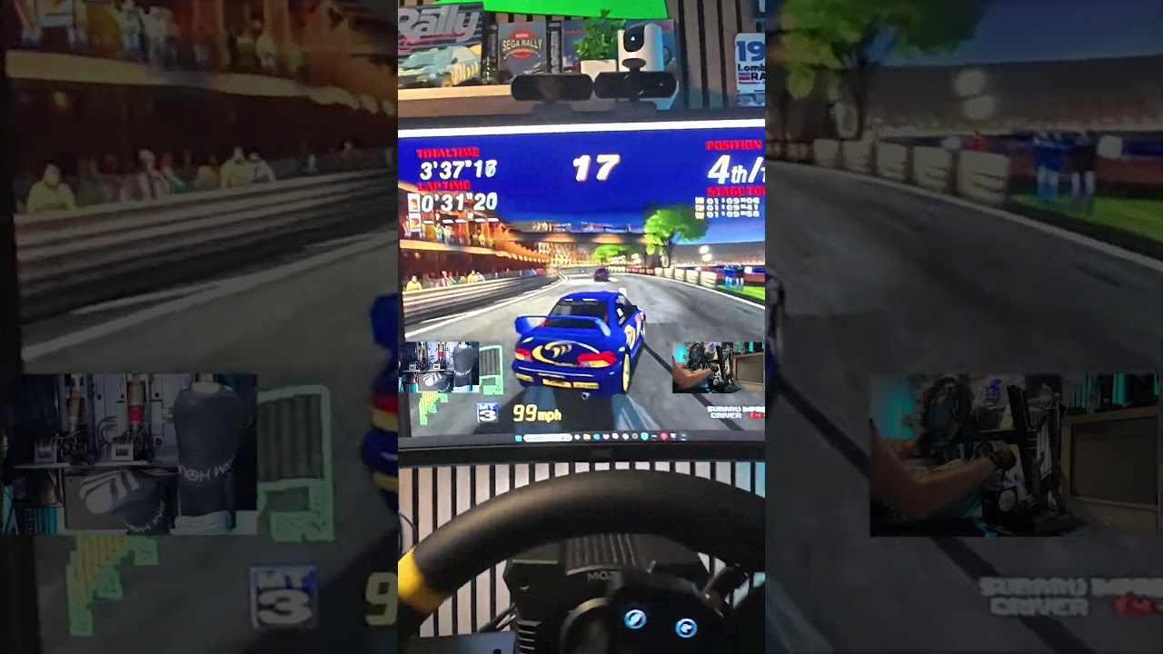 SEGA Rally 2 Stage 4 от SEGA &mdash; классические аркадные гонки в Modern Sim Gear POV #segarally2