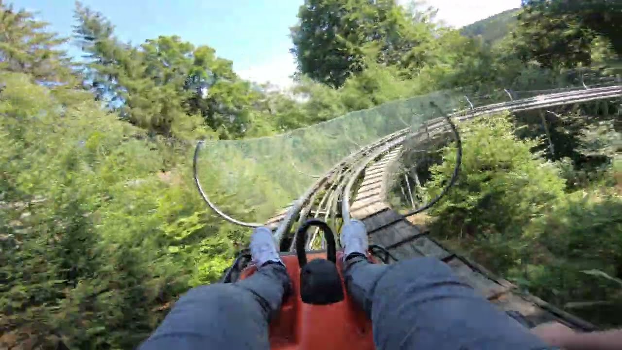 Sommerrodelbahn Bergrodelbahn Sternrodt Olsberg Willingen Sauerland Full Speed No Brake GoPro 4K