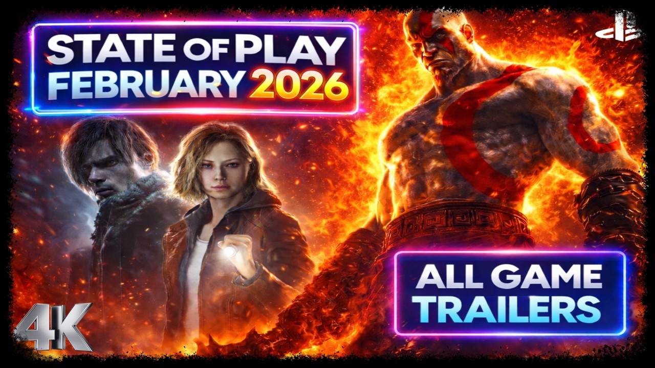 PLAYSTATION STATE OF PLAY FEBRUARY 2026 - All Game Trailers 4K