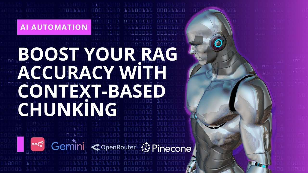 🔍 Boost Your RAG Accuracy with Context-Based Chunking in n8n! 🚀 | Step-by-Step Workflow | #n8n