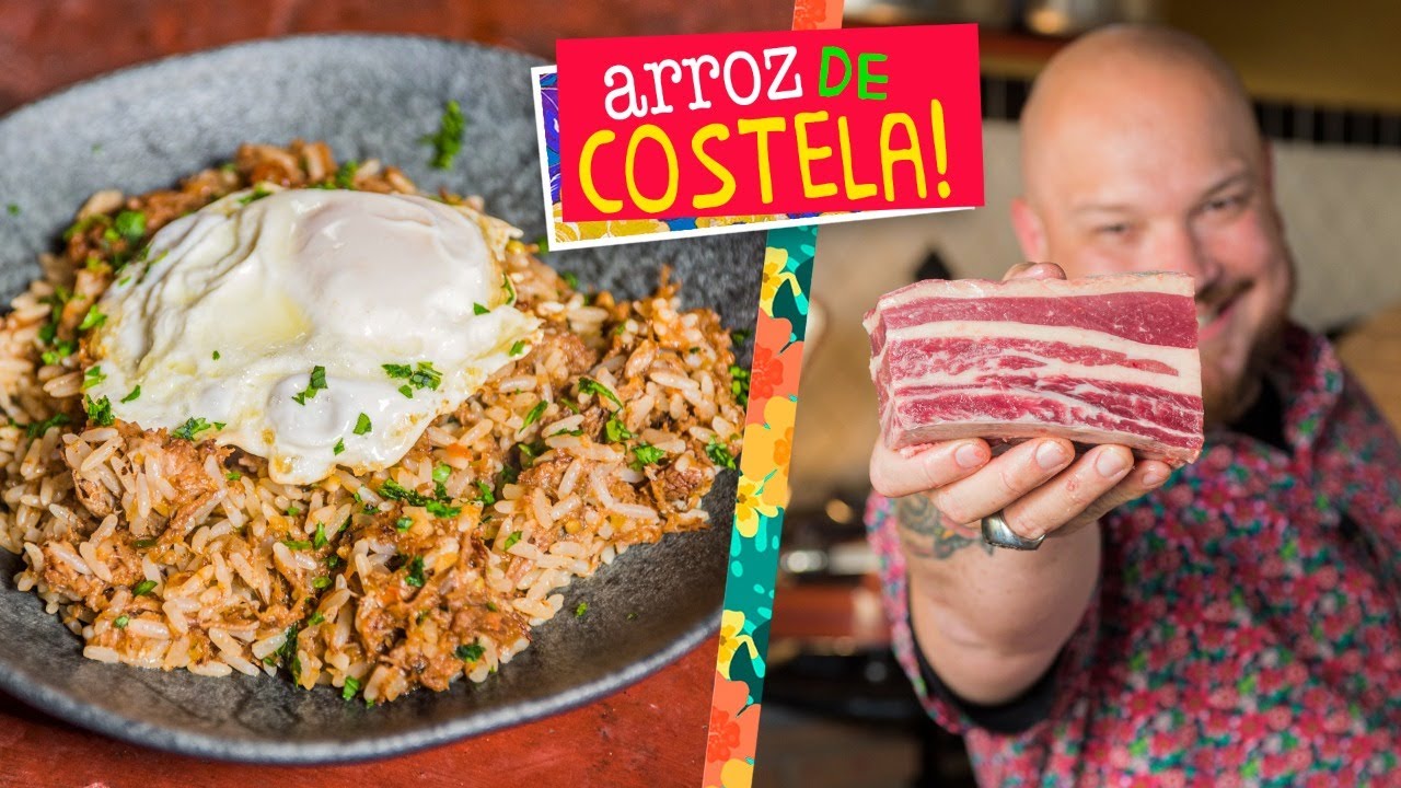 Arroz de Costela fácil do bar Sarjeta - Como fazer costela na panela de pressão / Égua Doido