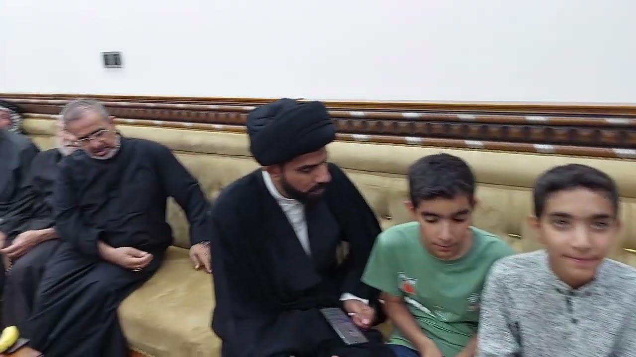 نعي السيد علي البطاط ورثاء الزهراء ع بصوت السيد حسين الدخيلي في ديوان الحاج حسين العبادي 2025/11/6