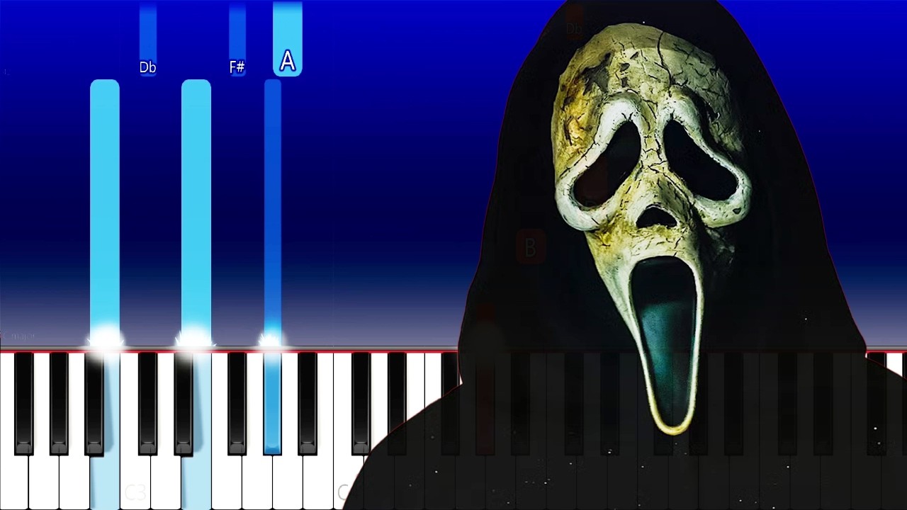 Ice Nine Kills ft Mckenna Grace - Twisting The Knife  From SCREAM 7 (Piano Tutorial)