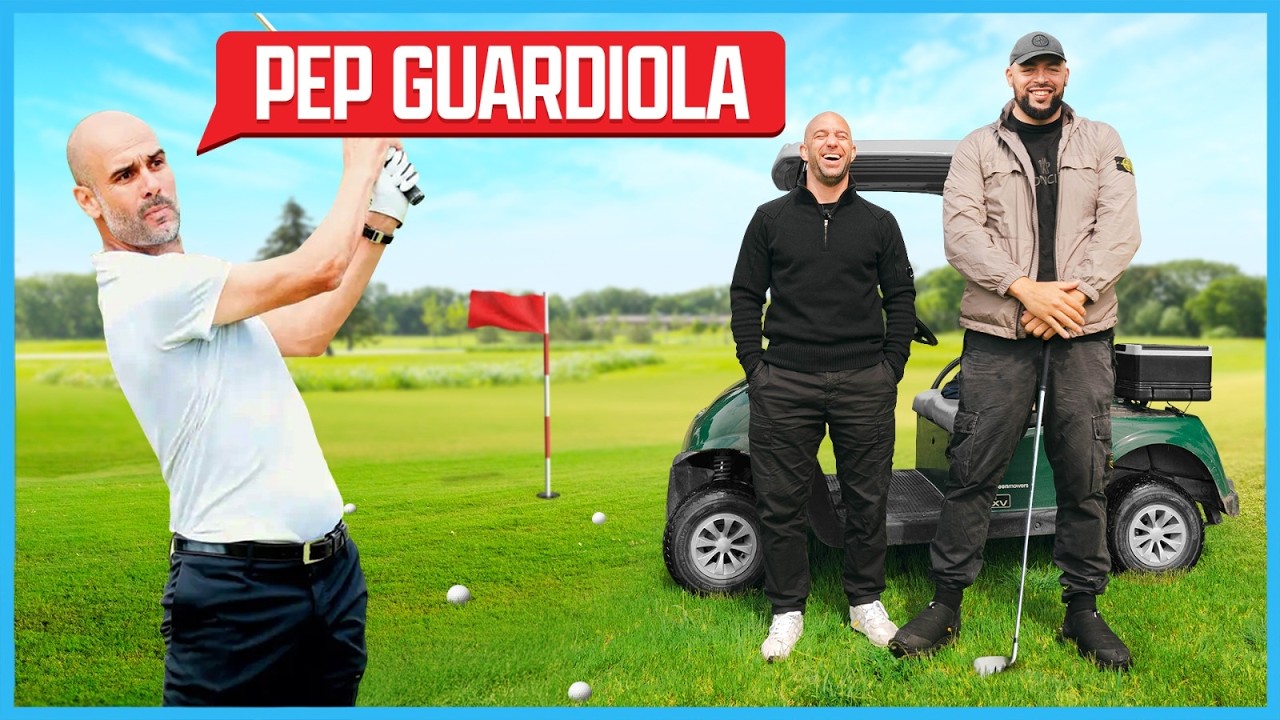 Qucee & Jay leren GOLFEN! (met Pep Guardiola!) | TGC Special