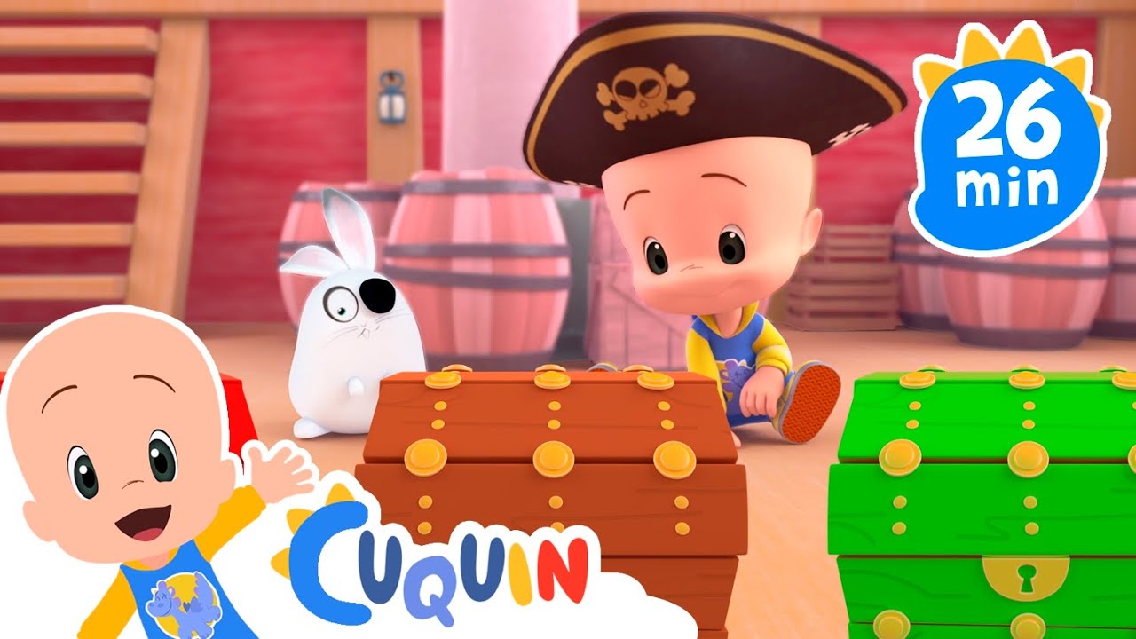 Los cofres del pirata de Cuquín | Aprende con Cuquín