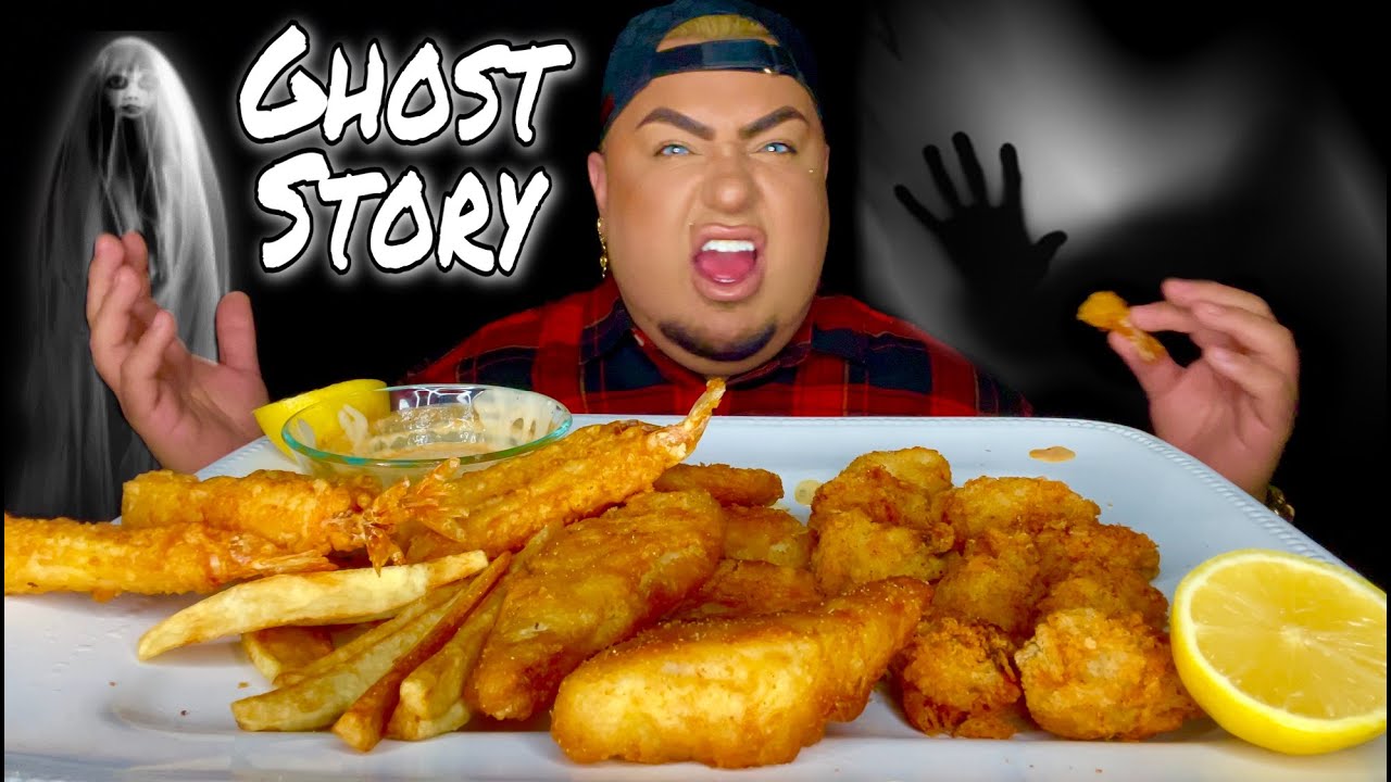 MASSIVE FISH & CHIPS PLATTER • GHOST STORY TIME • FRIED OYSTERS, COD, SHRIMP, FRIES