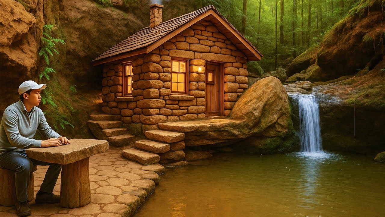 30 days to build a stone house, from start to finish