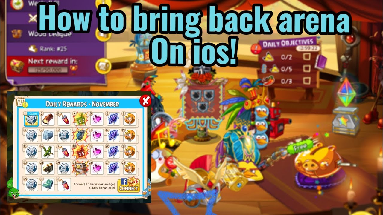 How to get ‘WORKING’ arena in ANGRY BIRDS EPIC on ios