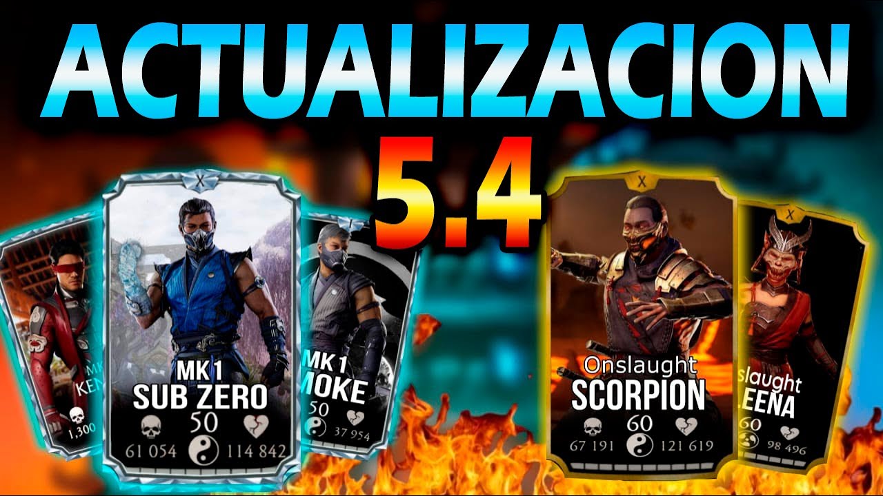 LA ACTUALIZACION 5.4 ESTA POR LLEGAR a Mortal Kombat Mobile / Jhonny Mortal K