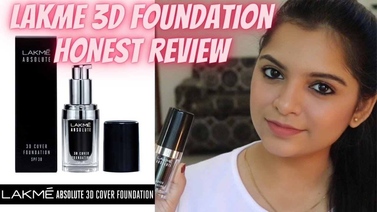 LAKME ABSOLUTE 3D COVER FOUNDATION HONEST REVIEW | BEST FULL COVERAGE FOUNDATION| LAKME FOUNDATION