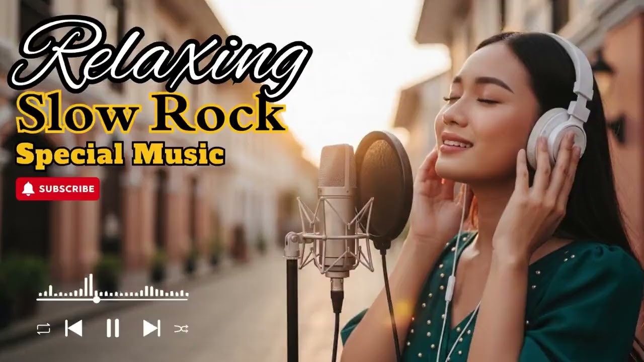 🌧️ Moonrise Drift Tunes — Rainlight Slow Rock Calm for Night Relaxation