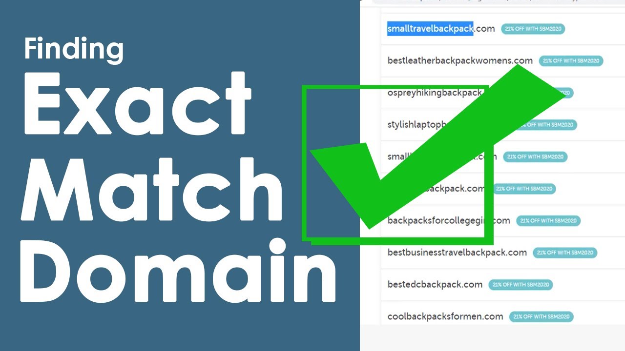 How to find exact match domain (EMD) for your website or blog to make money online?