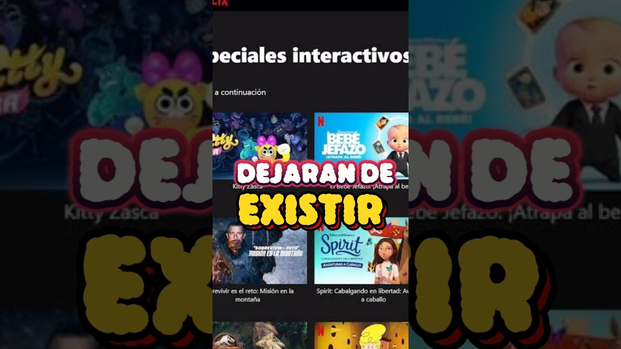 Por esto desaparecer&aacute; el contenido interactivo de #netflix
