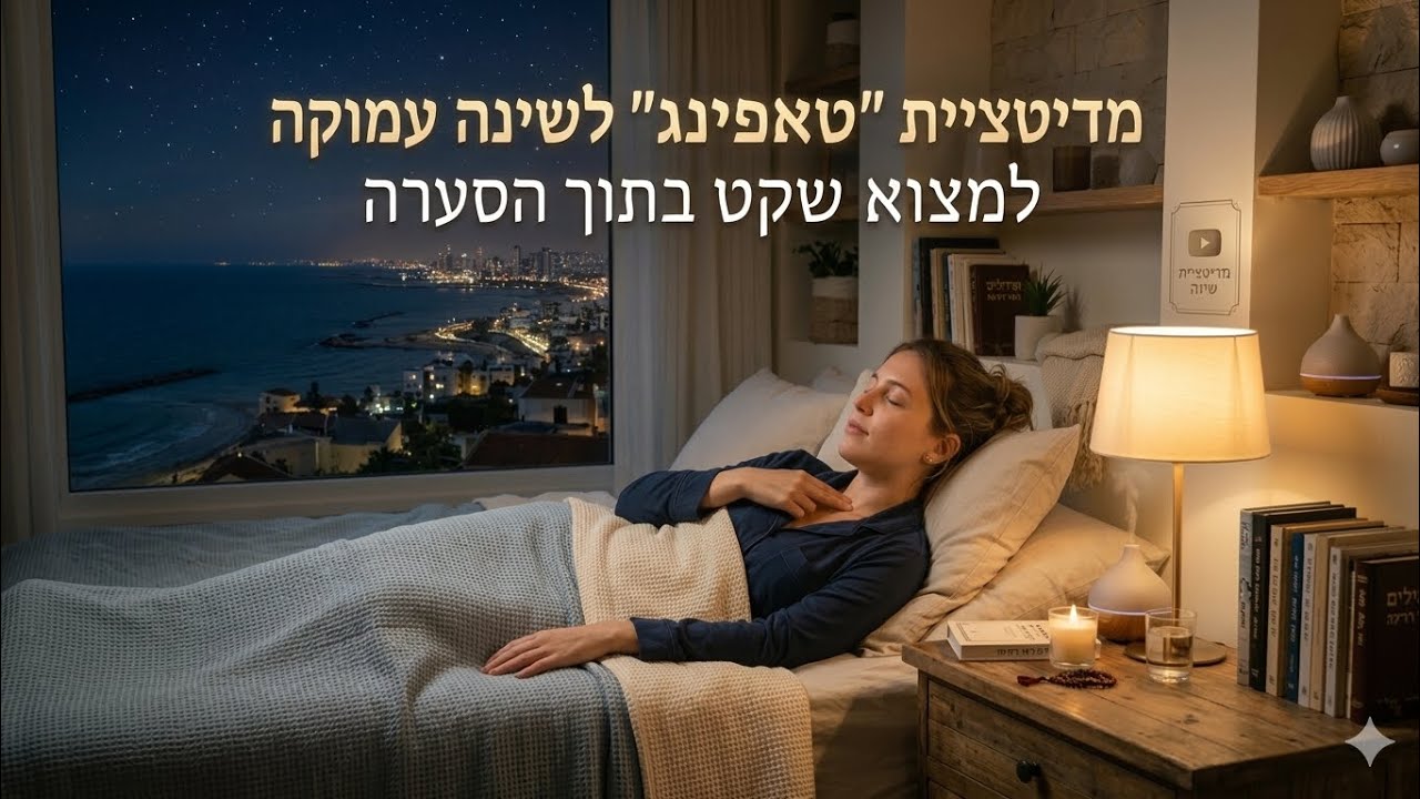 מוצאים שקט בתוך הסערה: טאפינג להרגעת מערכת העצבים ולשינה 