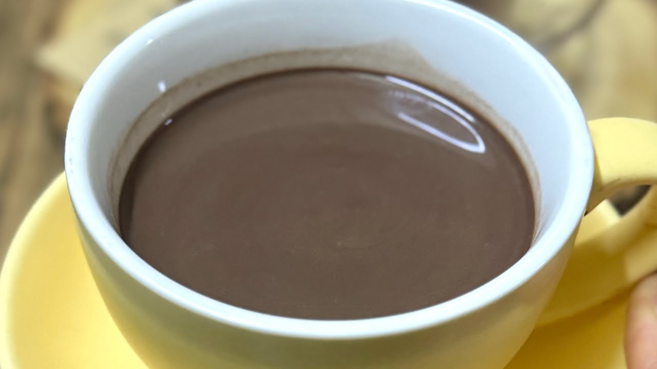 مشروب الشوكولاتة الساخن ب 5 دقائق - أسرع هوت شوكليت سهل ولذيذ ☕️🍫