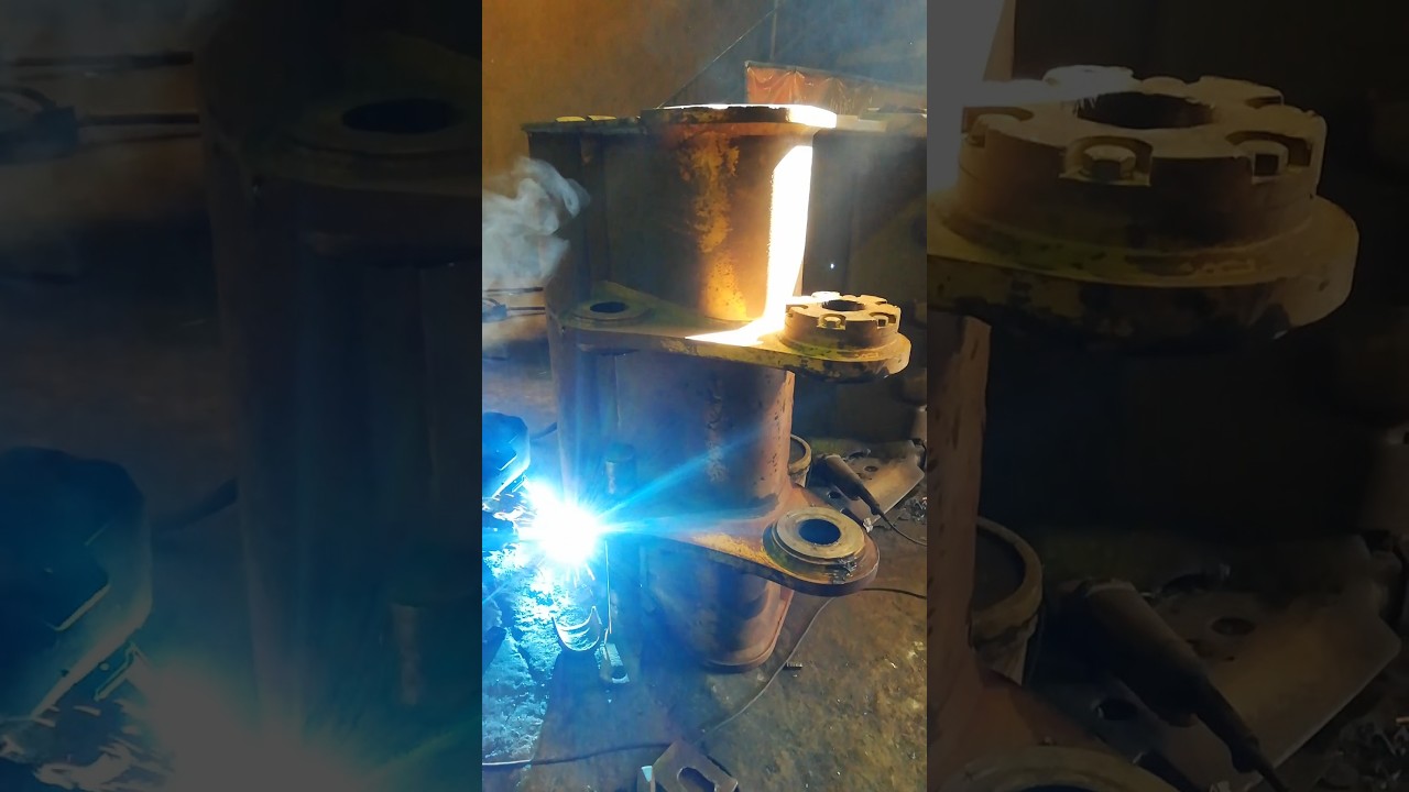 PROCESS OF REPAIRING CATERPILLAR'S BUCKET USING METAL INERT GAS WELDING PROCESS IN WORKSHOP