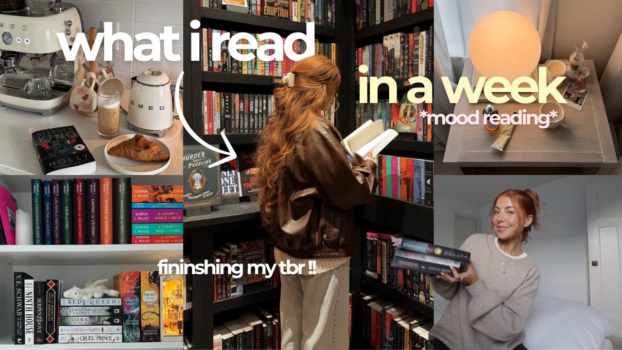 how much i REALISTICALLY read in a week 📖⭐️ *mood read with me*