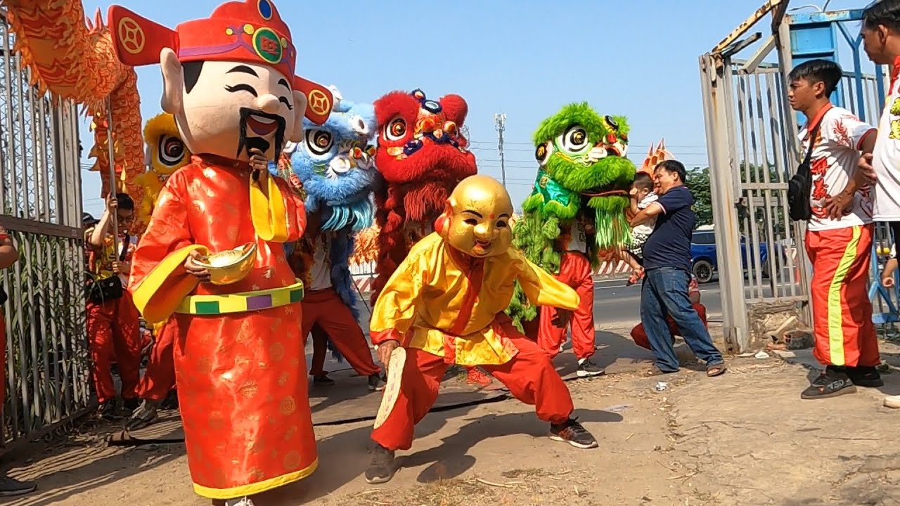 Sáng Mùng 10 Tết, FULL SHOW ĐOÀN LIÊN NGHĨA ĐƯỜNG múa lân khai trương Công Ty KHẢI MI - MÚA LÂN 2025