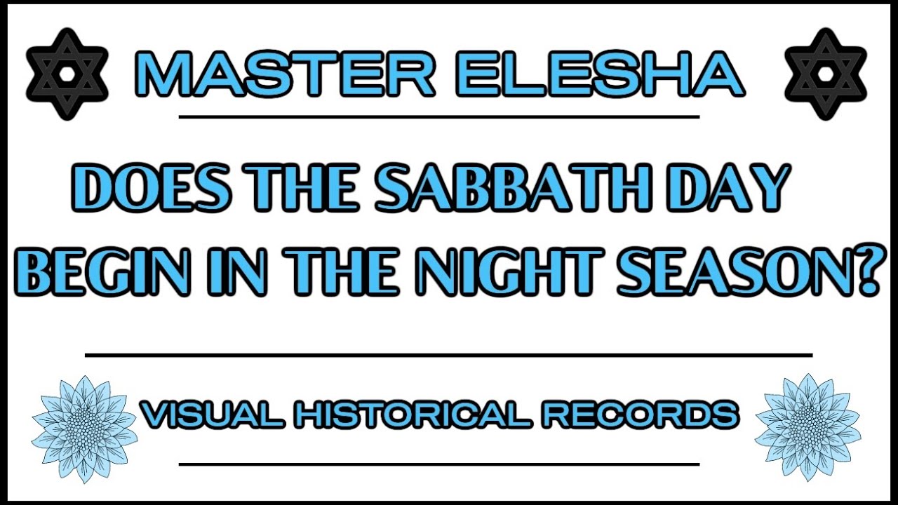 Master Elesha: What Are The Ordinances of Day & Night? | @HouseofYisrael
